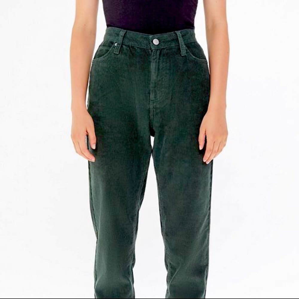 BDG Dark Green Corduroy Jeans